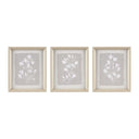 Fair Florets - Printed Framed Graphic (Set of 3) - Beige - Madison Park - Framed Print Sets - Elite Enclave Home