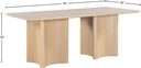 Corvina - Oak Veneer Dining Table - Meridian Furniture - Dining Tables - Elite Enclave Home