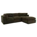 Cates - Lounge Modular Sectional - Dark Green - Moe's Home Collection - Stationary Sectionals - Elite Enclave Home