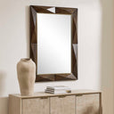 Diamond In The Rough - Wood Mirror - Gold / Woodtone - Uttermost - Accent Mirrors - Elite Enclave Home