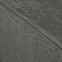 Quebec - Queen Fitted Bedspread (Set of 3) - Dark Gray