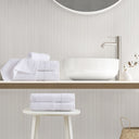 Premium Turkish Cotton 500GSM Plush Towel Set - White - Super Listing - Towel Sets - Elite Enclave Home