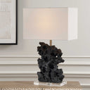 Basalt - Black Stone Table Lamp