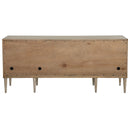 Tightrope - 4 Door Modern Sideboard Cabinet - White & Light Brown