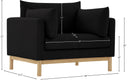 Langham - Chair - Meridian Furniture - Arm Chairs - Elite Enclave Home