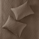 Quebec - King Reversible Bedspread Set - Mocha