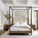 Baylor - Queen Canopy Bed - Brown - Madison Park - Canopy Beds - Elite Enclave Home