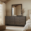Victoria - 6 - Drawer Dresser (70") - Antique Brown - Madison Park Signature - Dressers - Elite Enclave Home
