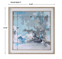 Misty Moonlight - Abstract Framed Print