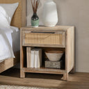 Jensen - 1 Drawer Nightstand - Meadow Taupe