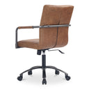 Roy - Open Road Leather Office Chair - Brown - Moe's Home Collection - Swivel Chairs - Elite Enclave Home