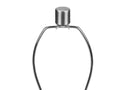Ceramic Cylinder Table Lamp With Gray Drum Shade - Gray And Silver - HomeRoots - Table Lamps - Elite Enclave Home