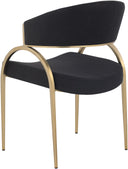 Privet - Dining Chair (Set of 2) - Gold Base - Meridian Furniture - Chair Sets - Elite Enclave Home