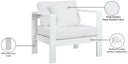 Nizuc - Outdoor Arm Chair - Meridian Furniture - Arm Chairs- Elite Enclave Home