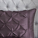 Laurel - California King 7 Piece Tufted Comforter Set - Plum