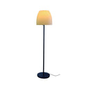 Traditional Shaped Floor Lamp With Bowl Shade - Black / White - HomeRoots - Floor Lamps - Elite Enclave Home