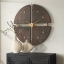 Uttermost Walnut Elegance Wall Clock – walnut wood frame with elegant design