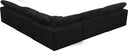Cozy - 5 Piece Modular Corner Armless Sectional