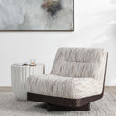 Crandall - Swivel Accent Chair - Cocoa Cream
