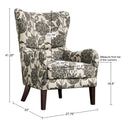 Arianna - Swoop Wing Chair - Multi - Madison Park - Accent Chairs - Elite Enclave Home