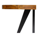 Parq - Round Dining Table - Brown - Moe's Home Collection - Dining Tables - Elite Enclave Home