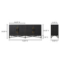 Mako - Sideboard - Black - Moe's Home Collection - Sideboards - Elite Enclave Home