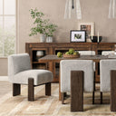 Chelsea - Upholstered Dining Chair - Pixel Ivory - Classic Home - Side Chairs - Elite Enclave Home
