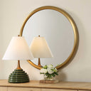 Atkinson - Modern Round Mirror - Brass - Uttermost - Accent Mirrors - Elite Enclave Home