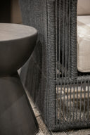 Milano - Sofa, With Self Welt - Echo Ash / Dark Gray