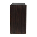 Stevenson - Chiseled 4 Door Cabinet - Black / Brown / Woodtone - Uttermost - Accent Cabinets- Elite Enclave Home