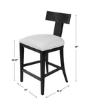 Idris - Counter Stool - Uttermost - Counter Height (24" - 27") - Elite Enclave Home