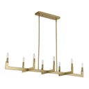 Cordoba - 8 Light Linear Chandelier - Gold - Uttermost - Chandeliers- Elite Enclave Home