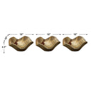 Tamarine - Wood Wall Art (Set of 3) - Light Brown