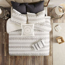 Sofia - Embroidered Decorative Square Pillow - Gray - INK+IVY - Throw Pillows - Elite Enclave Home