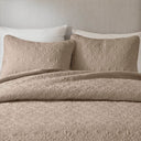 Quebec - King Reversible Coverlet Set - Neutral