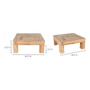 Evander - Coffee Table - Aged Oak - Moe's Home Collection - Coffee Tables - Elite Enclave Home