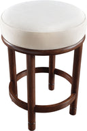 Monette - Counter Stool With Brown Base - Meridian Furniture - Counter Height (24" - 27") - Elite Enclave Home
