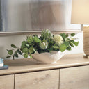 Protea Blooms - Bowl Centerpiece - Green / White - Uttermost - Plants - Elite Enclave Home