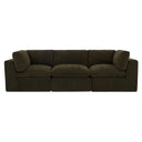 Cates - Modular Sofa - Dark Green - Moe's Home Collection - Stationary Sofas - Elite Enclave Home