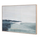 Shoreline - Framed Painting - White - Moe's Home Collection - Framed Prints - Elite Enclave Home