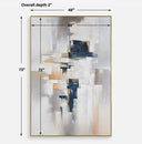 Waterfront - Geometric Abstract Art - Gray