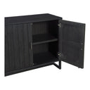 Sierra - 2 Door Cabinet - Black - Moe's Home Collection - Accent Cabinets - Elite Enclave Home