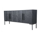 Fishbone - Sideboard - Black - Moe's Home Collection - Sideboards - Elite Enclave Home
