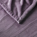 Heated Throw - Purple - Serta - Heated Throws - Elite Enclave Home