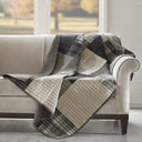 Winter Hills - Quilted Throw - Tan - Woolrich - Throws - Elite Enclave Home
