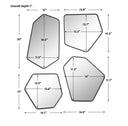 Linneah - Mirrors (Set of 4) - Black