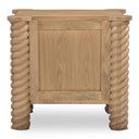 Treccia - 2 Drawer Nightstand - Oak - Moe's Home Collection - Accent Nightstands - Elite Enclave Home
