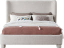 Penny - Boucle Fabric Bed - Meridian Furniture - Upholstered Beds - Elite Enclave Home