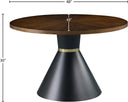 Sheridan - Dining Table - Brown - Meridian Furniture - Dining Tables - Elite Enclave Home