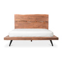 Madagascar - King Platform Bed - Light Brown - Moe's Home Collection - Slat Beds - Elite Enclave Home